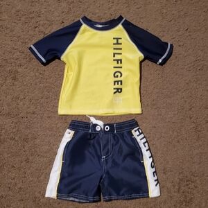 Hilfiger Boys Swim Set - Yellow and Blue